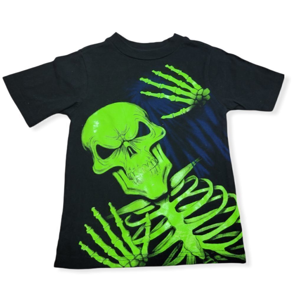 Halloween Skeleton shirt XS 4/5